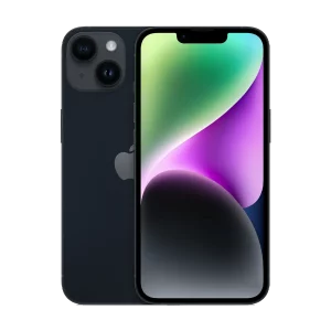 Cutout of iPhone 14 Plus Midnight Black business contract