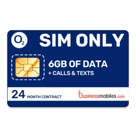 O2 Business SIM only 6gb data 24 month contract