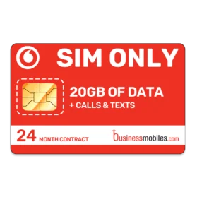 Vodafone Business SIM only 20GB 24 month contract