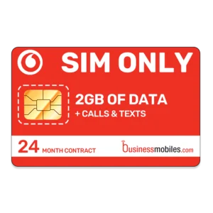 Vodafone Business SIM only 2GB 24 month contract