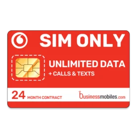 Vodafone Business SIM only Unlimited 24 month contract