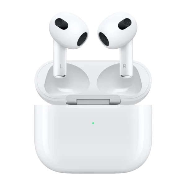 Apple AirPods (3rd Generation) in white with Magsafe fast-charging case