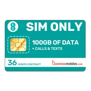 EE Business SIM only 100GB 36 month contract