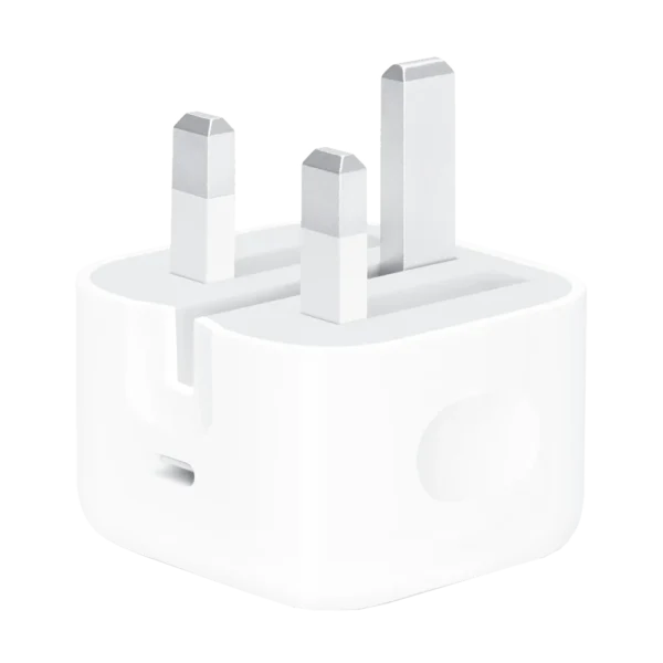 Apple charger 20" USB-C port power adapter in white