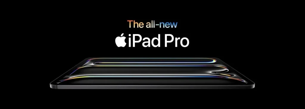 Promotional image for new Apple iPad Pro (2024) 7th Generation