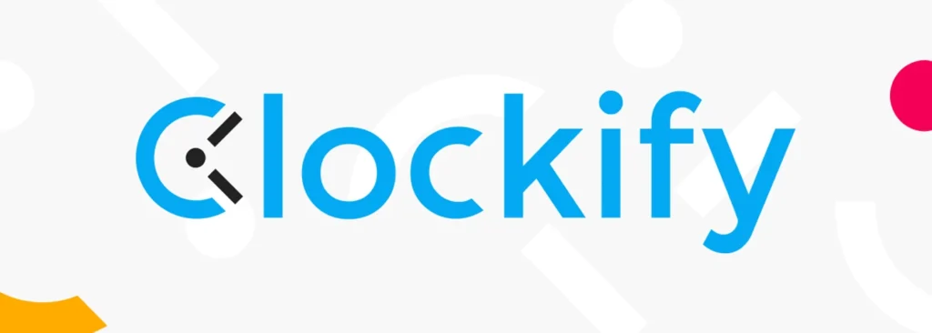 Clockify logo banner