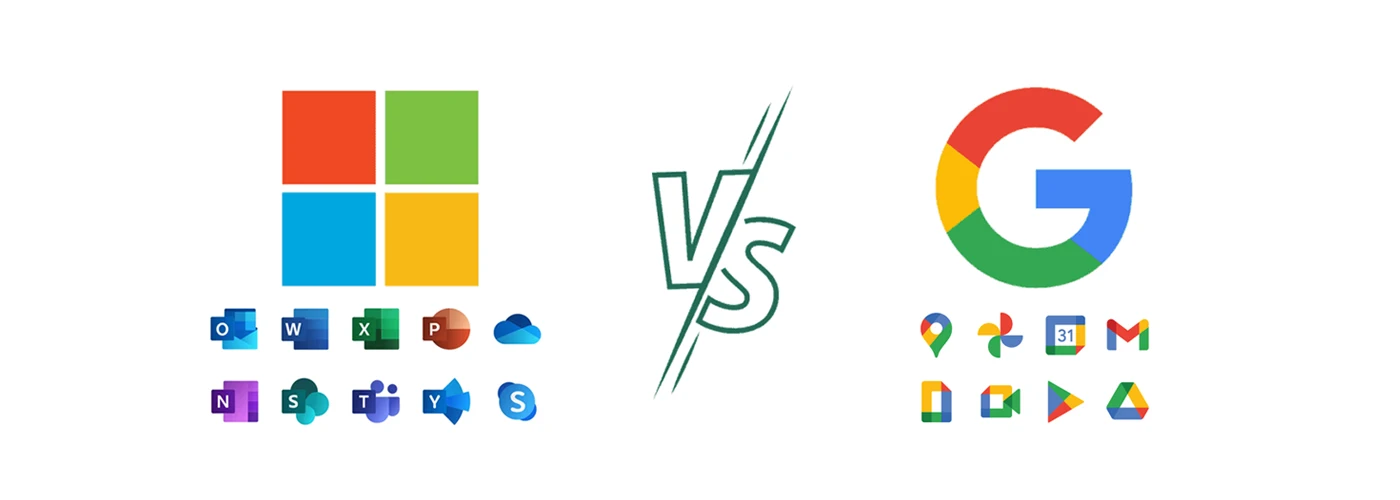 Microsoft Office 365 apps vs Google Workspace apps