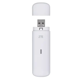 ZTE MF833N portable 4G broadband dongle in white