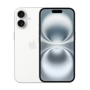 iPhone 16 front and back white business