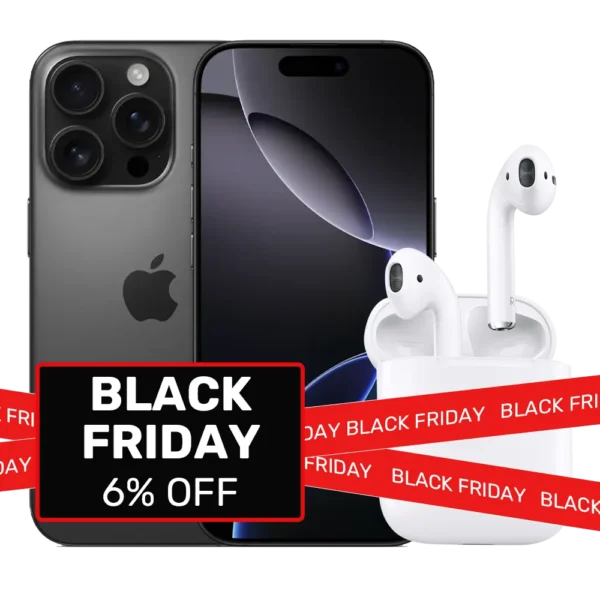 iPhone 16 Pro and AirPods Black Friday