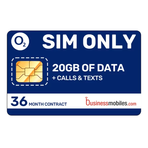 O2 SIM Only 20GB 36M