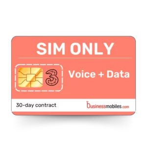 30-day Three Business eSIM with Data + Calls and Texts from BusinessMobiles.com