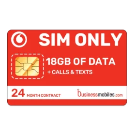 Vodafone Business SIM only 18GB 24 month contract